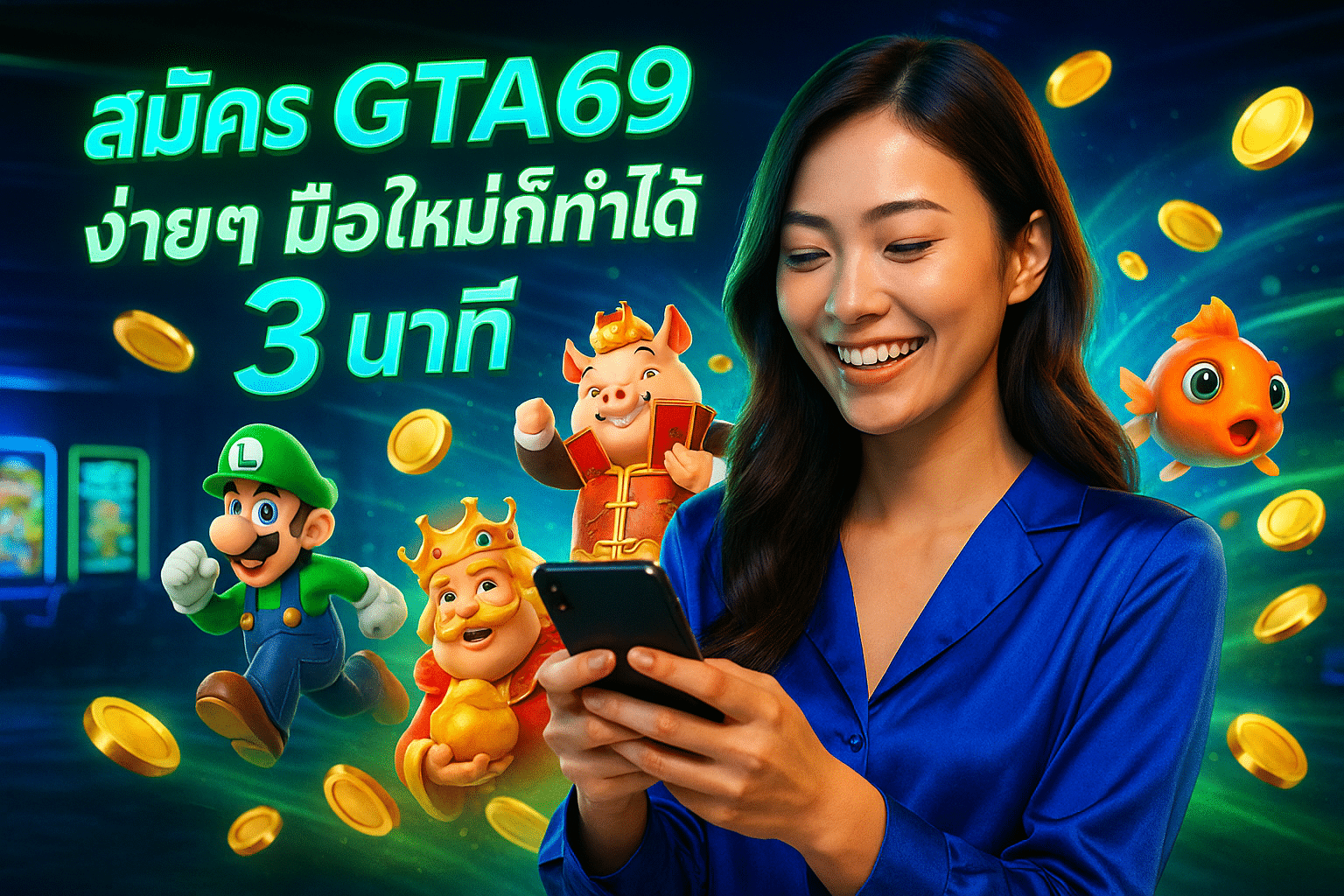 สมัคร GTA69 ง่ายๆ มือใหม่ก็ทำได้ใน 3 นาที
