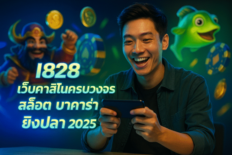 I828 เว็บคาสิโนครบวงจร สล็อต บาคาร่า ยิงปลา 2025